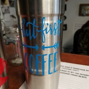 Double wall stainless steel tumbler